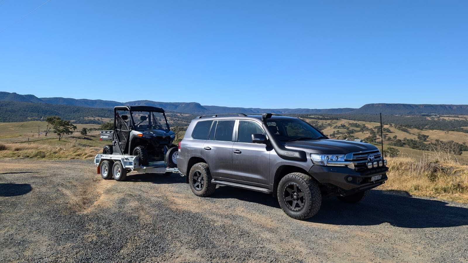 Toyota LandCruiser in the Australian bush
